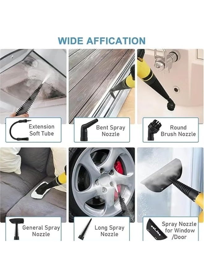 High Pressure Steam Cleaner 1000W – Handheld Steam Machine with Accessories, Kills 99.9% Bacteria, Removes Dirt, Grease & Odors for Home, Car & Baby Products - Image 5
